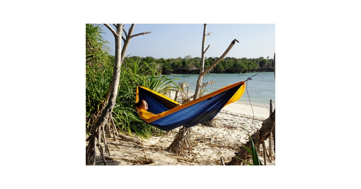 AmazonasUL Adventure XXL hangmat  (Geel/blauw)