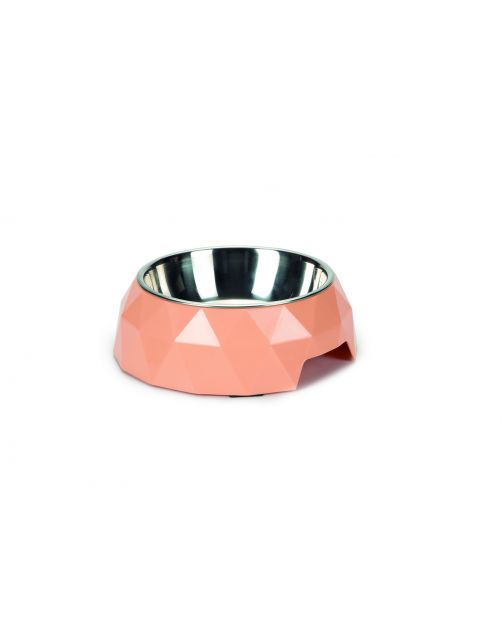Beeztees Melamine Voerbakje Diamond 14x4 cm - Kattenvoerbak