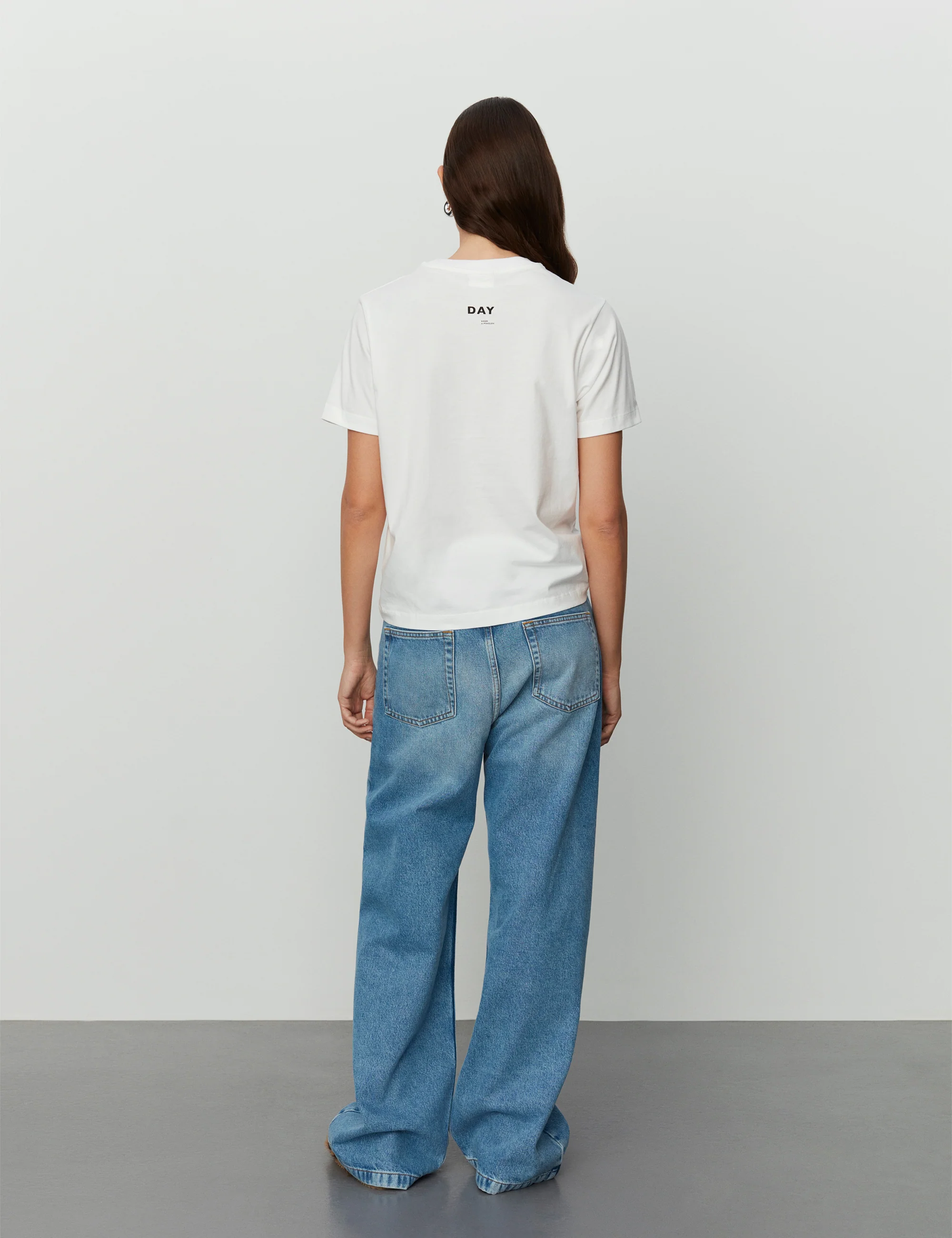 DAY Birger et Mikkelsen  Parry Heavy Cotton t-shirt - hvid