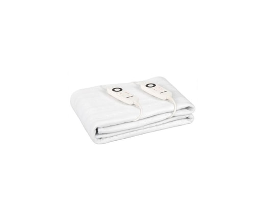 ASTORIA - Couverture chauffante Surmatelas chauffant 2 places 160x140cm blanc ad165a