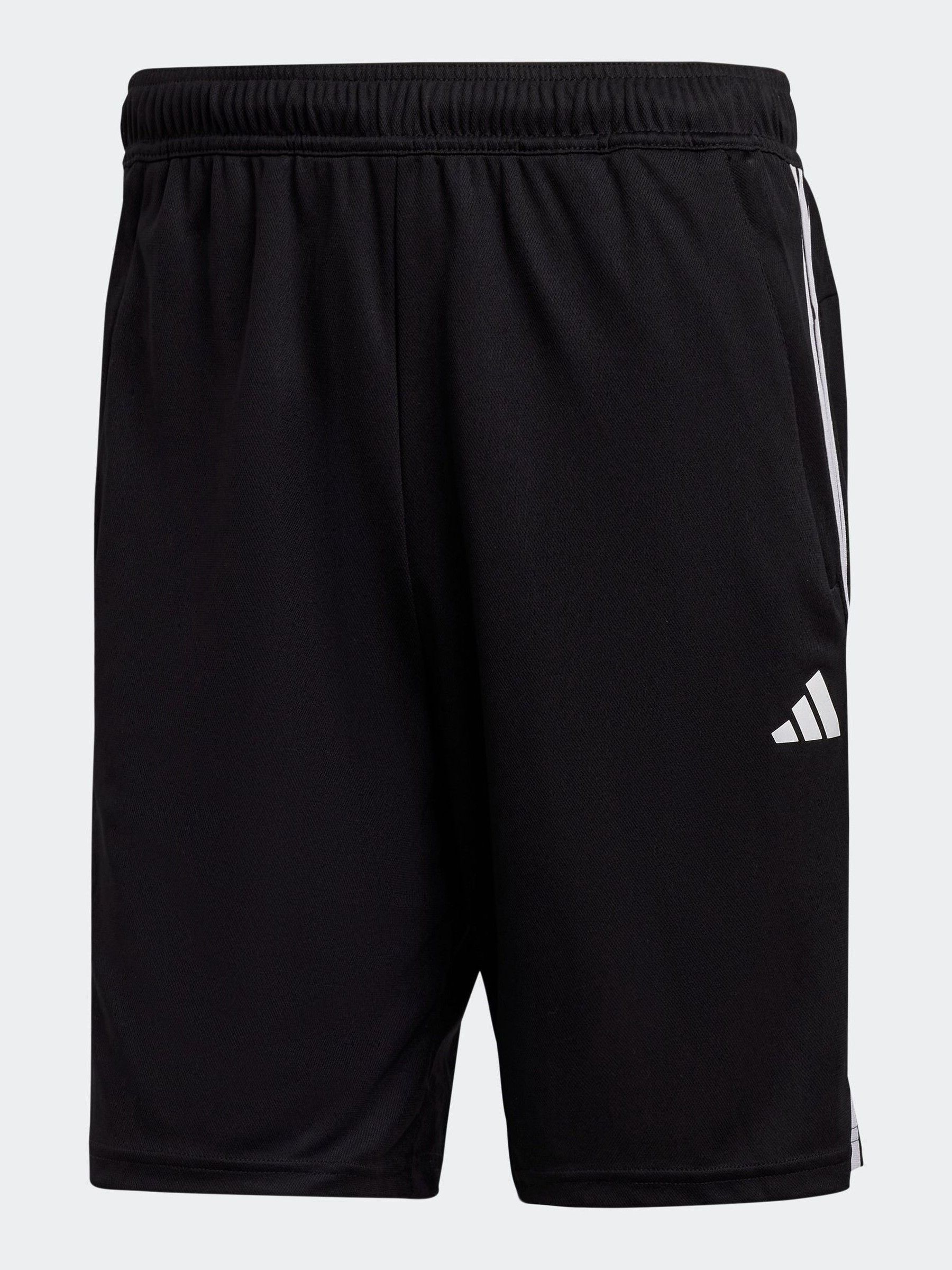 Zwart - adidas Train Essentials short met 3strepen