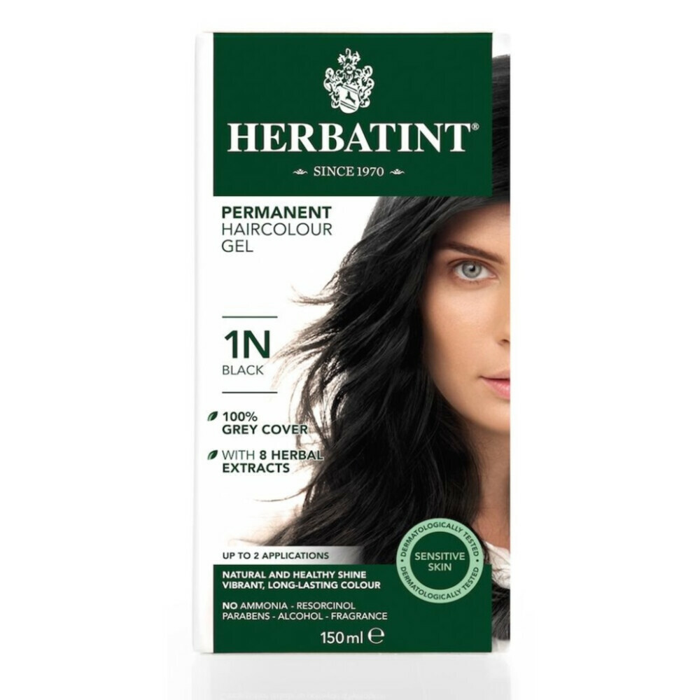 Herbatint Haarverf 1N Zwart170 ml