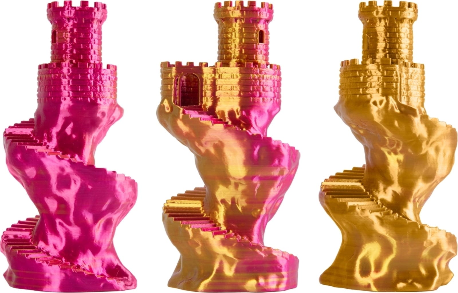 Spectrum  ReFill PLA Magic Silk Golden Berry, 1,75 mm / 1000 g    ReFill PLA mit seidigem Finish in Golden Berry