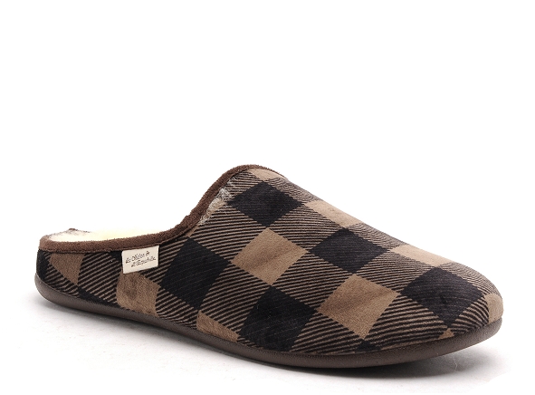 La maison de l espadrille chaussons homme 6731 5 marron