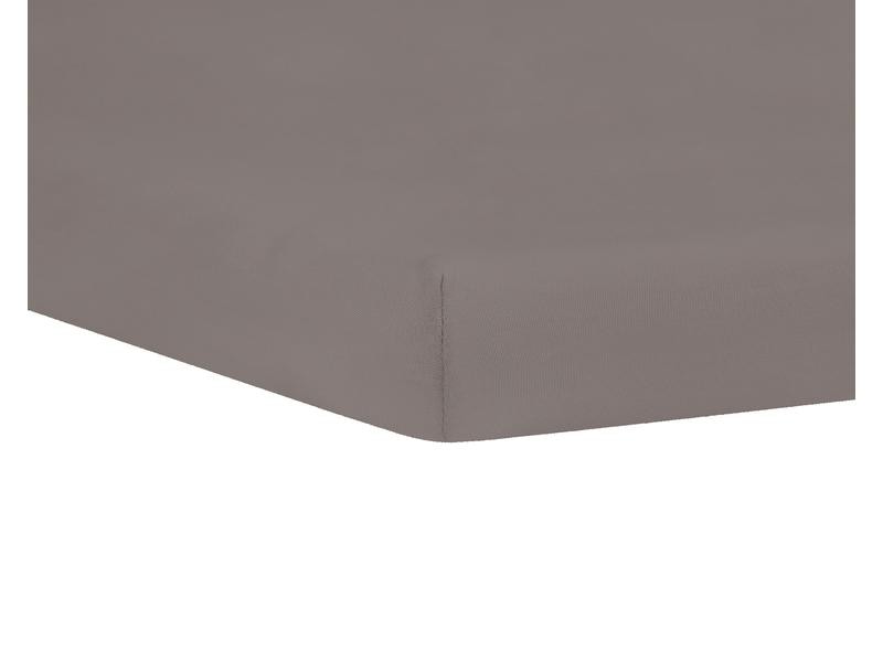 Julius Zöllner Fix-Leintuch Jersey Anthracite 70 x 140 cm Spannbetttuch für Kinderbett