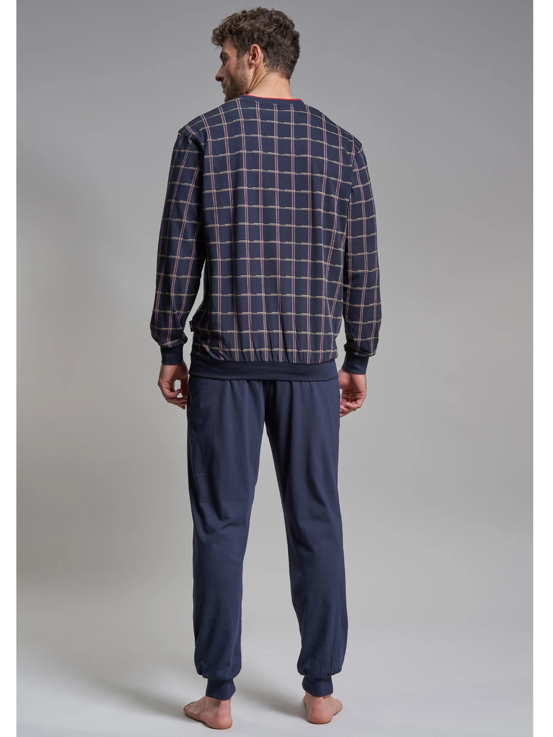 Herren Pyjame mit Print