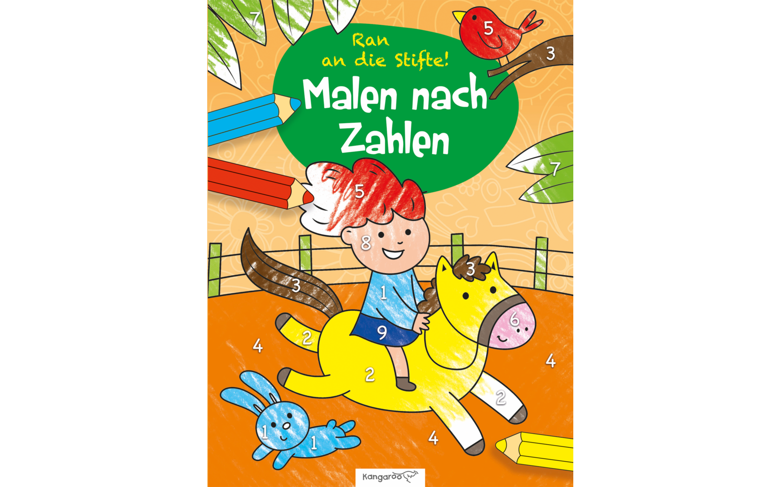 Kangaroo Kinderbücher Malen nach Zahlen - Pony
