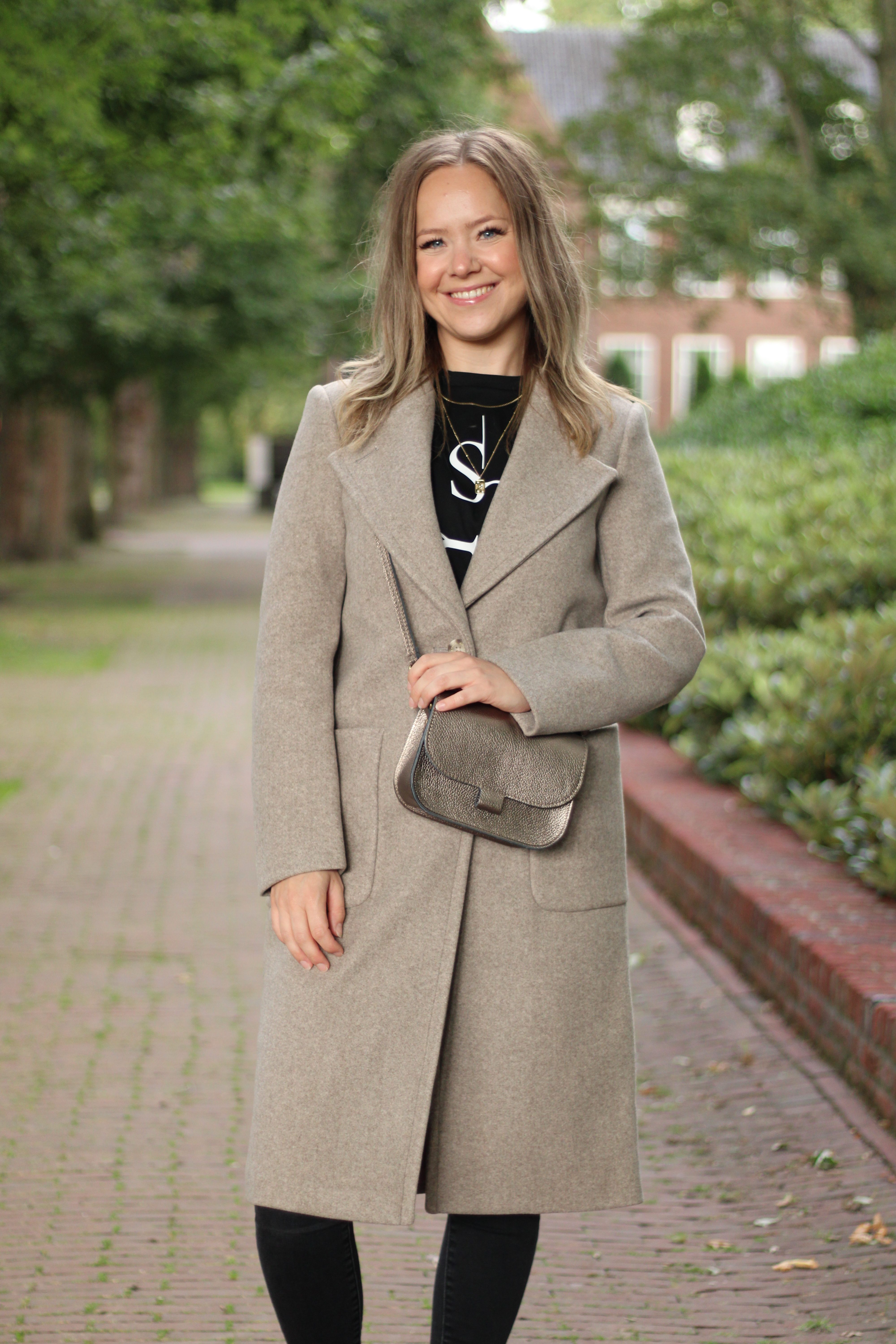 Rino & Pelle - Cecile Single Breasted Coat - Toffee Melange