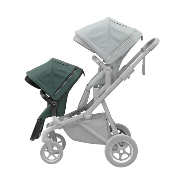 Thule Sleek Tweede Zitje Grey Melange On Black