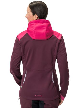 QIMSA Damen-Softshelljacke  cassis  36