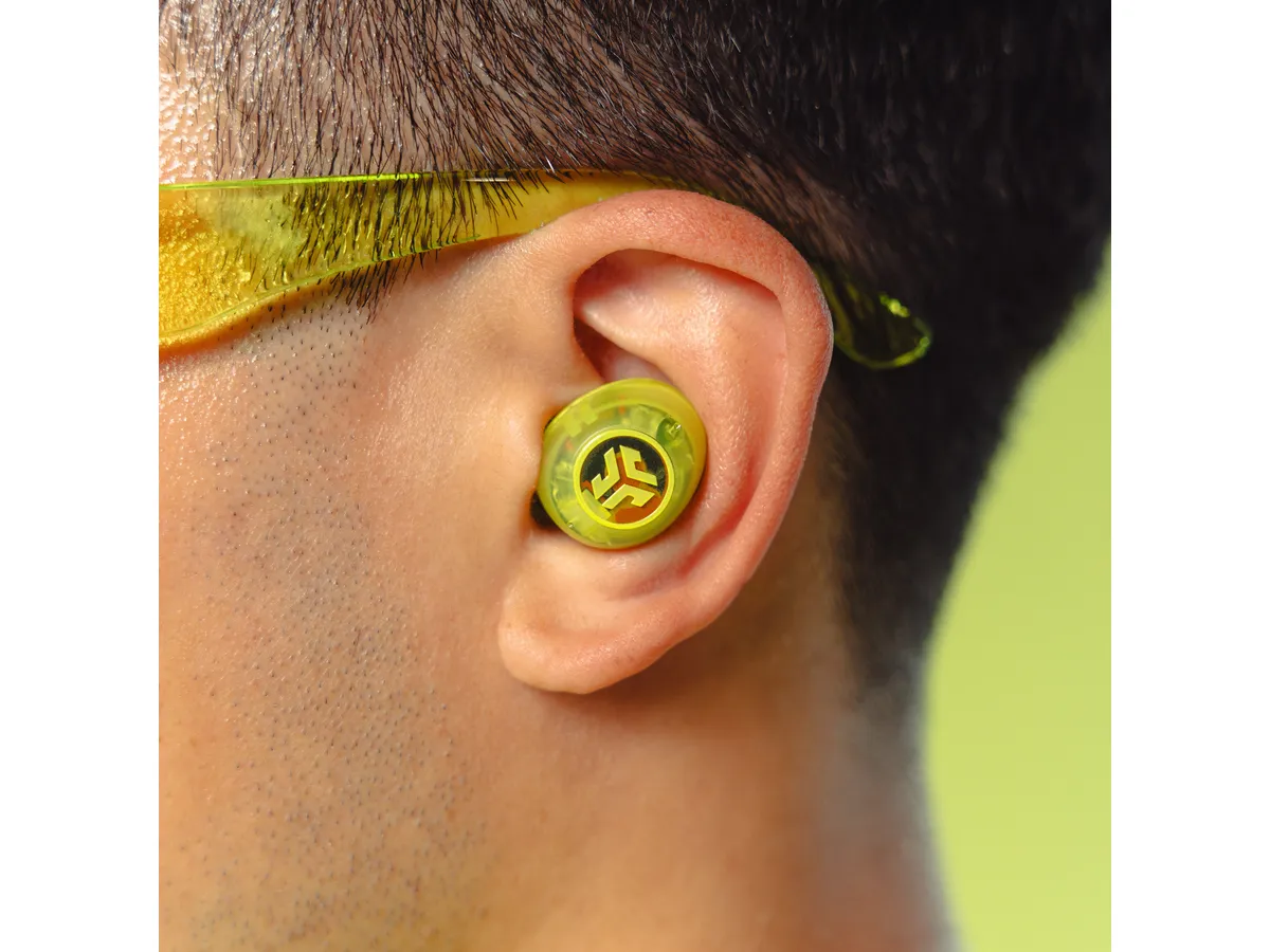GO POP ANC Bluetooth 5.3 In-Ear Kopfhörer Headset IP55   Ladecase (IEUEBGOANCRTRAGRN124) - Neon Grün