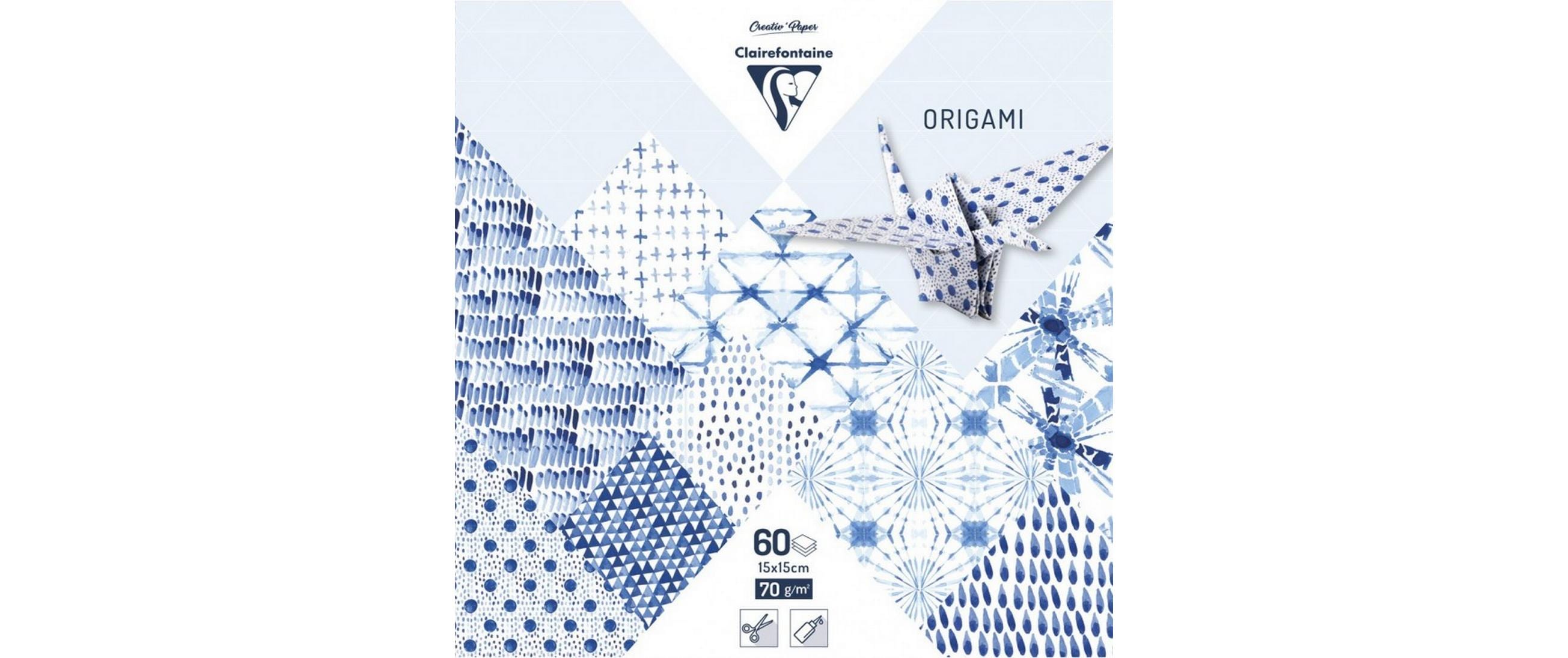 Bastelpapier Origami Papier Shibori, 60 BlattPapier für das Falten von Origami