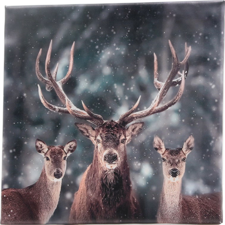 Farmwood Animals tuinschilderij Jotte herten 0,5 x 30 x 40 cm