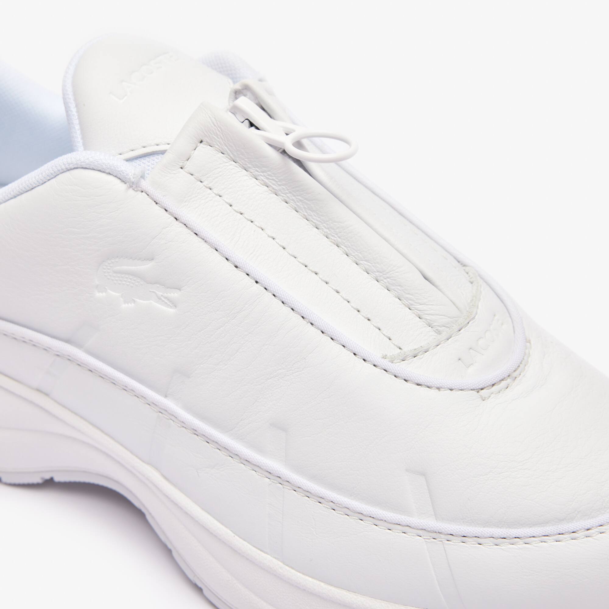Damen-Sneakers Audyssor Zip OG aus Leder Sneakers - Weiss - Lacoste - Damen