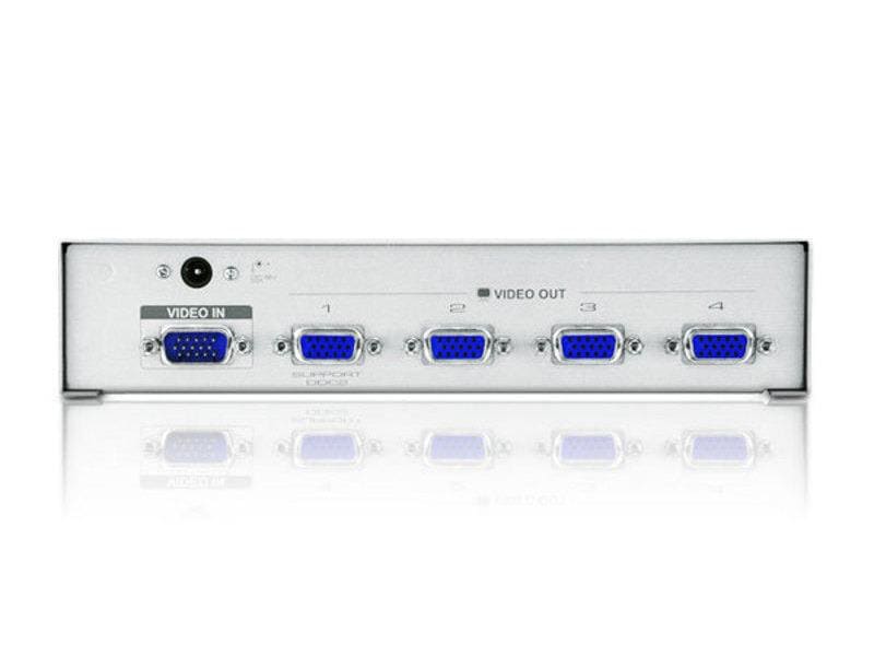 Aten 4-Port Signalsplitter VGA-VGA VGA-Grafik-Splitter und -Signalverstärker mit vier Ports