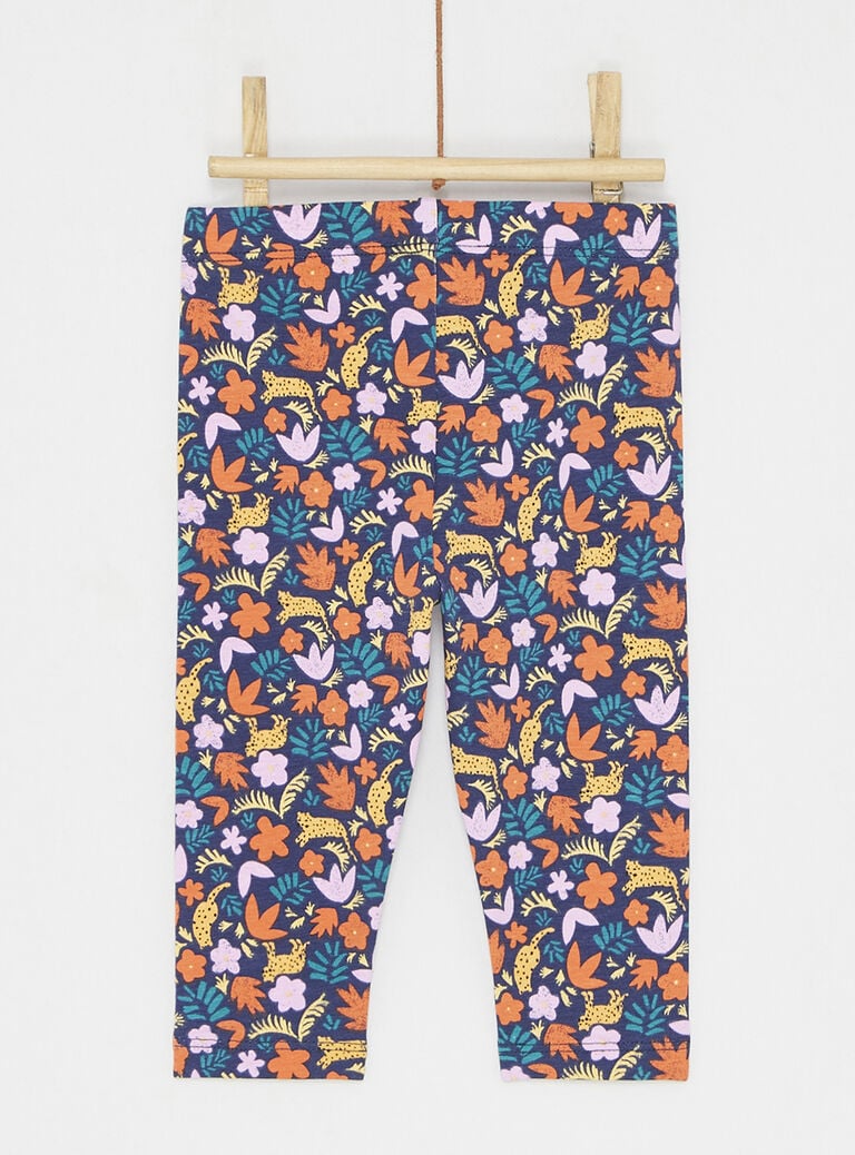 Legging à motif jungle pour bébé fille