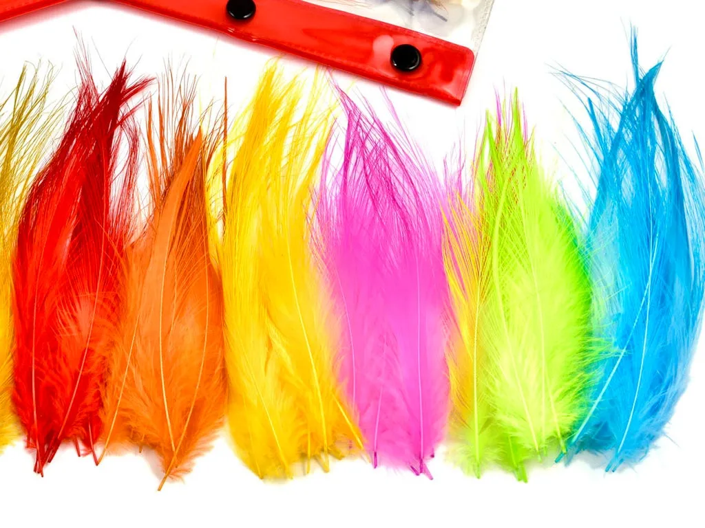 Frodin Flies Heron Hackle Feather Pack 10 Farger, 100 Fjær