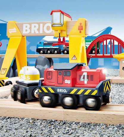 BRIO Togbanes?t - 54 dele - Multifarvet 33097
