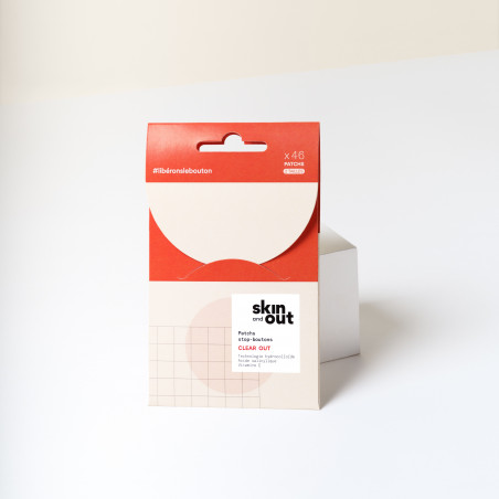 Skin & Out CLEAR OUT Patchs stop-boutons x 46