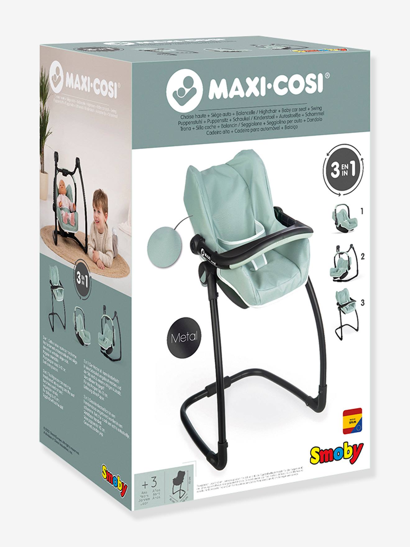 Maxi Cosi e cadeira alta 3 em 1