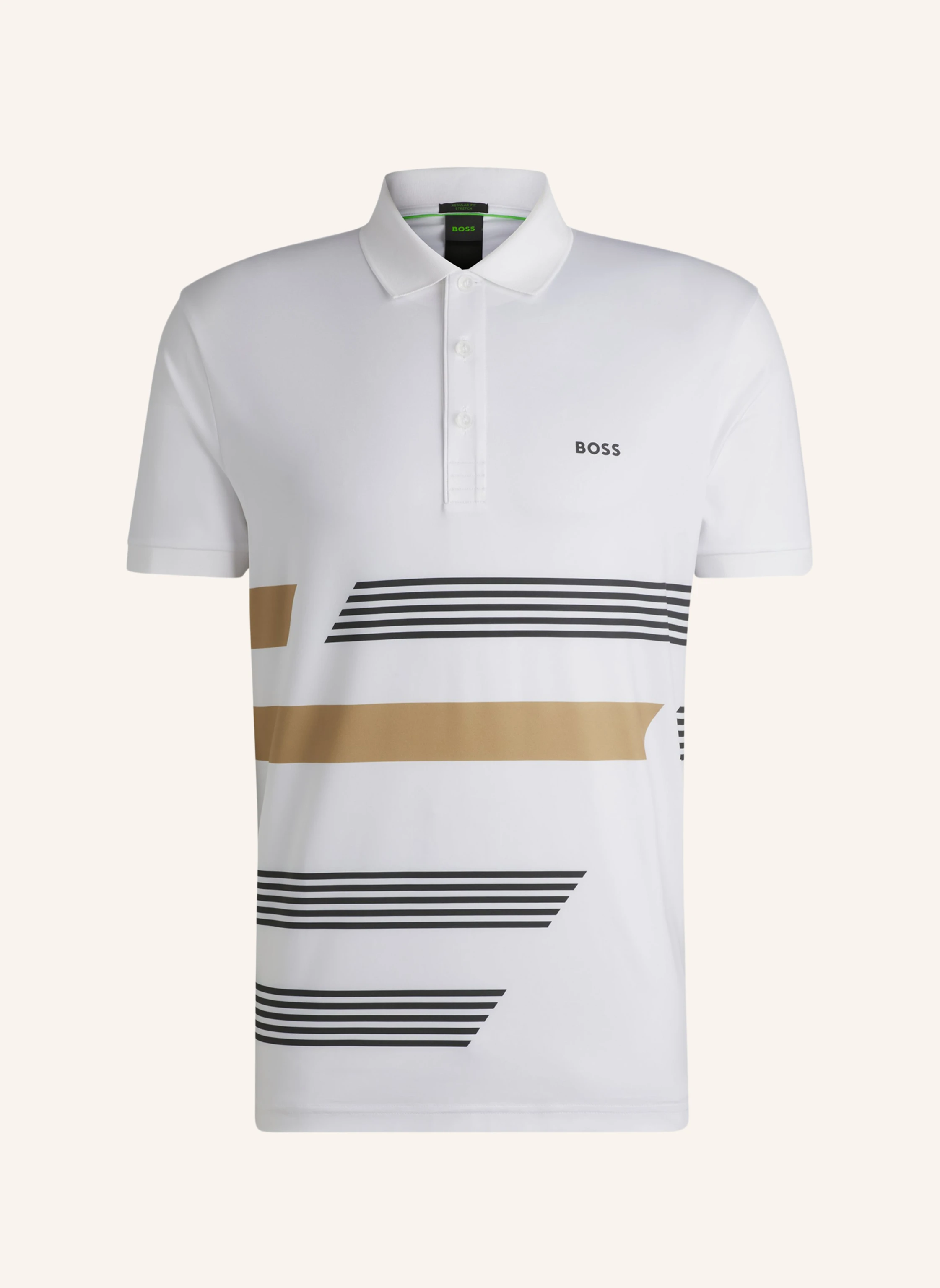 BOSS Poloshirt PADDY TAPE PRINT Regular Fit