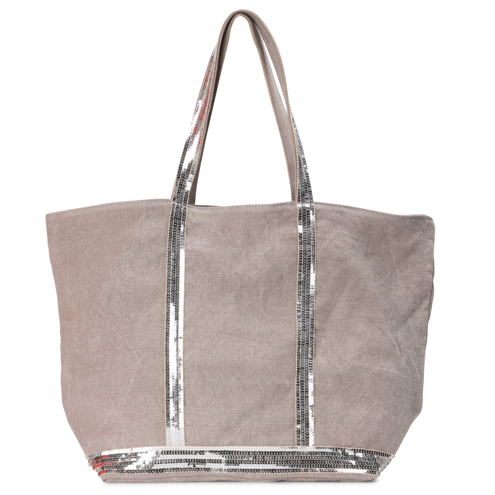 Cabas L en lin | Gris