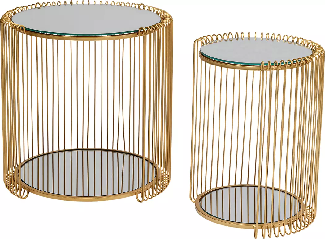 Beistelltisch Wire Double 87673 2er Set