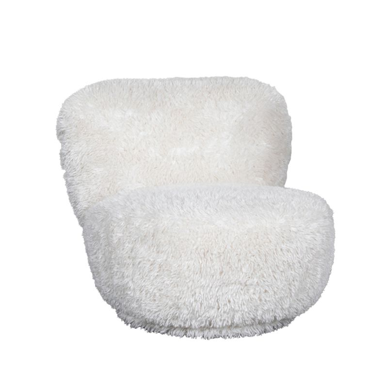 Fluffy draaifauteuil