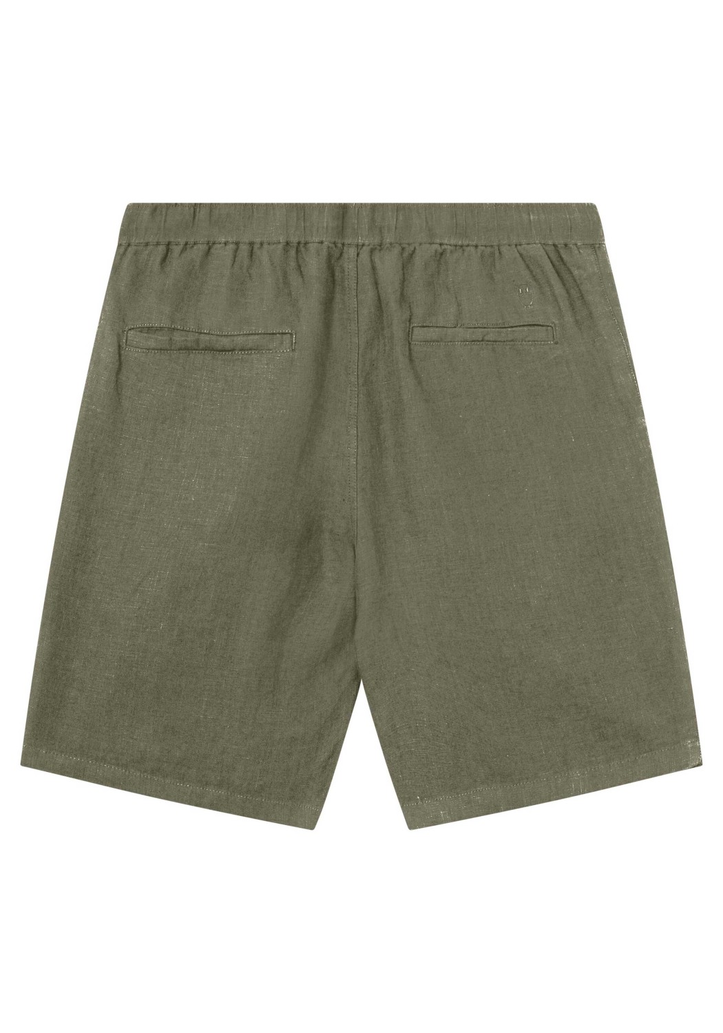 Knowledge Cotton Apparel Leinenshorts Fig Loose Burned Olive