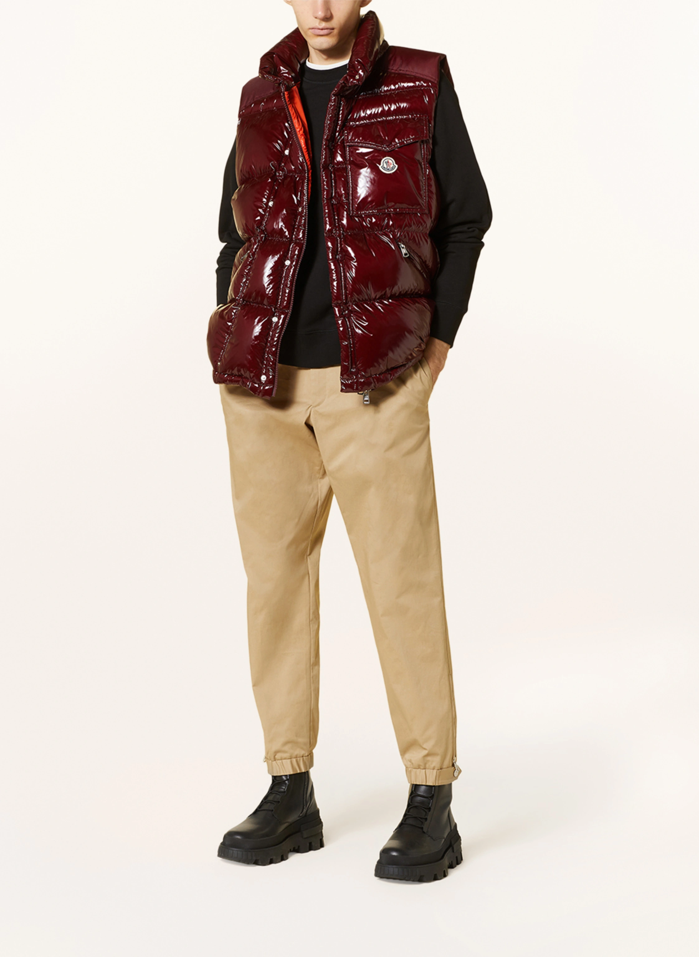 MONCLER Daunenjacke PRESENT KARAKORUM mit abnehmbarer Kapuze und Ärmeln