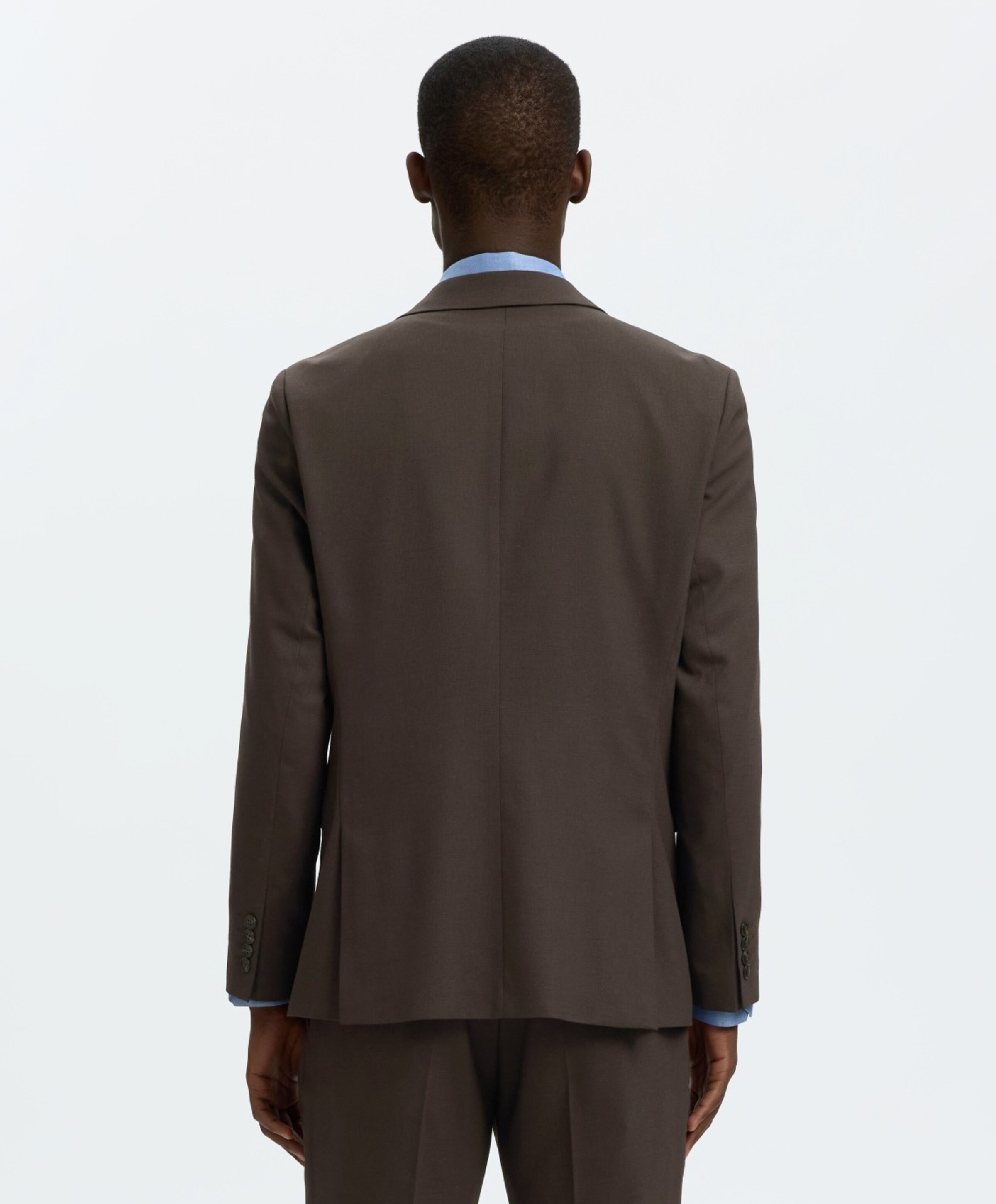 Selected Heren colbert bruin