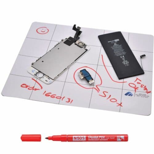 Magnetic Project Mat For Phone Laptop Tablet Repair Surface Pad 25x20 + Marker