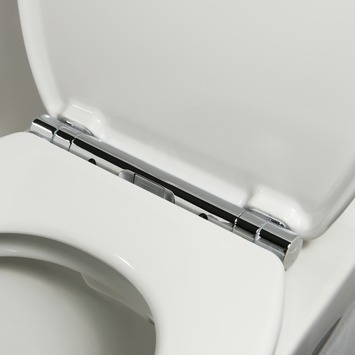 Tiger Boston wc bril wit/chroom met softclose en quick release