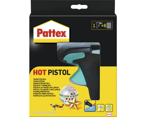 Pattex Hot Pistol Starterset: Lijmpistool met 6 lijmpatronen