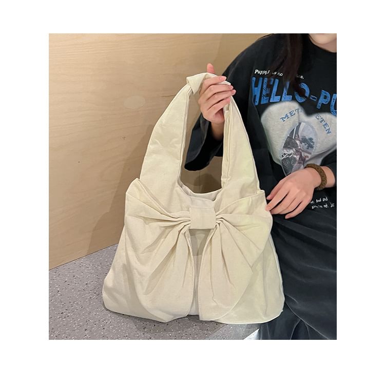 Letheroni - Canvas Tote Bag met strik