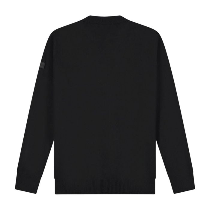 Malelions Knitted Crewneck Sweater Heren