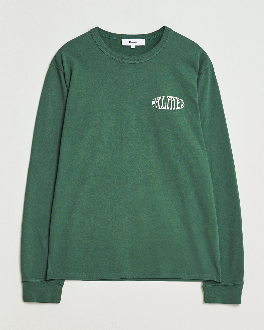 Palmes Angels Long Sleeve T-Shirt Dark Green