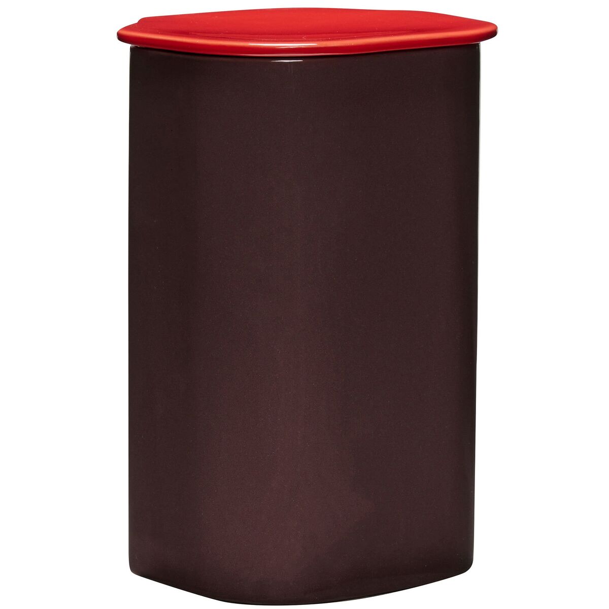Amare krukke med lokk 26 cm, burgunder/rød