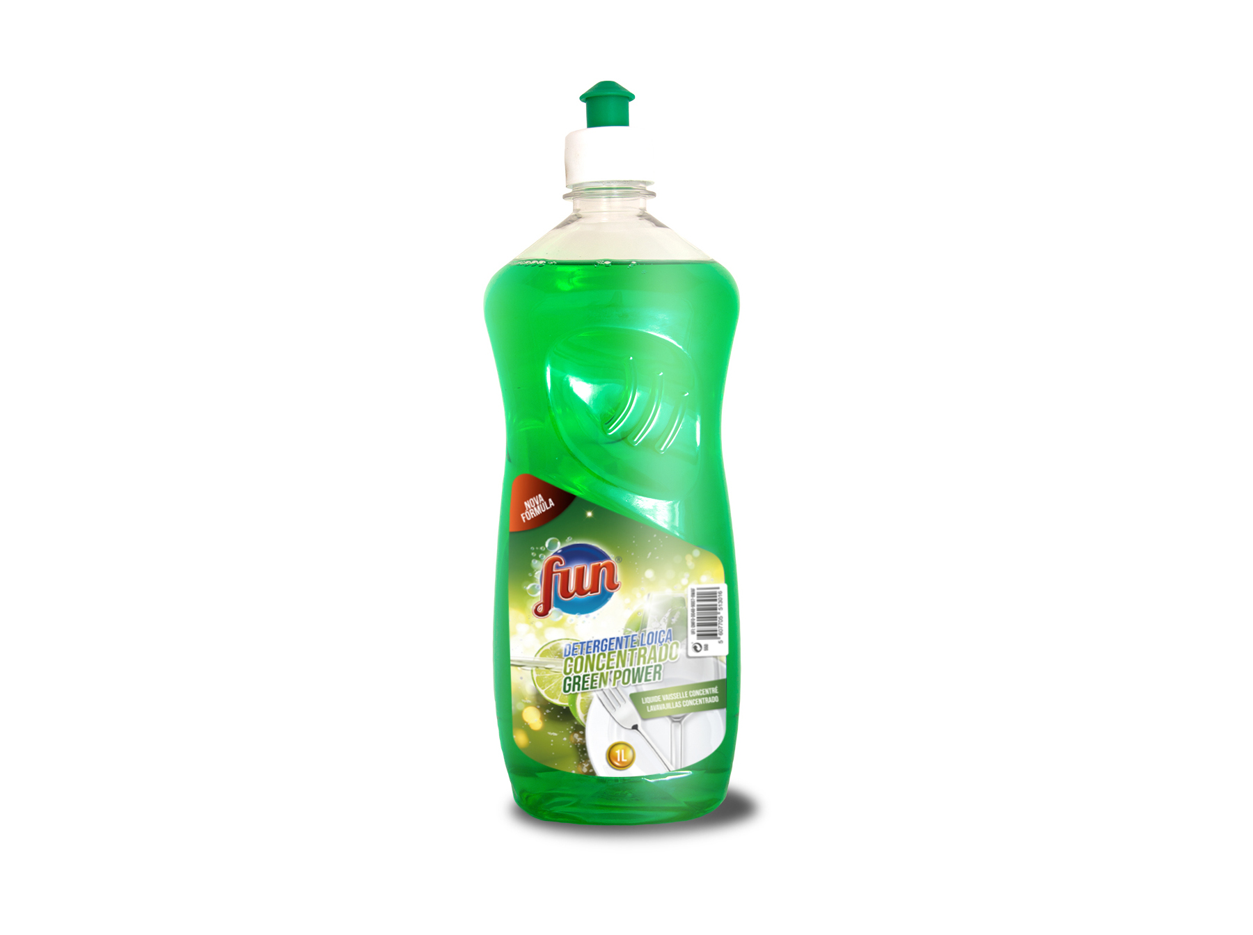 DETERGENTE LOIÇA MANUAL FUN CONCENTRADO VERDE 1L