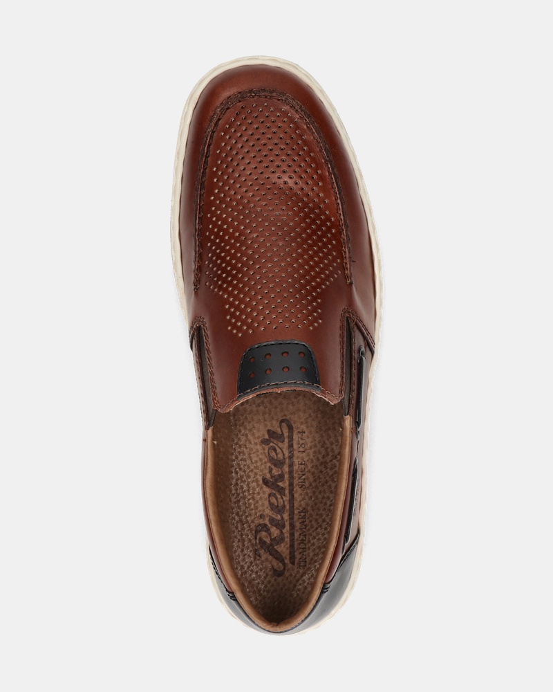 Rieker Instapschoenen  - cognac