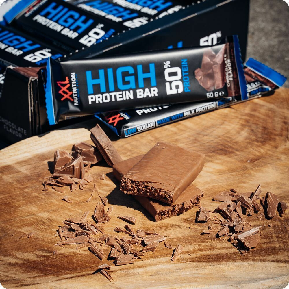 20x XXL Nutrition High Proteïne Bar 2.0 Chocolade50 gr