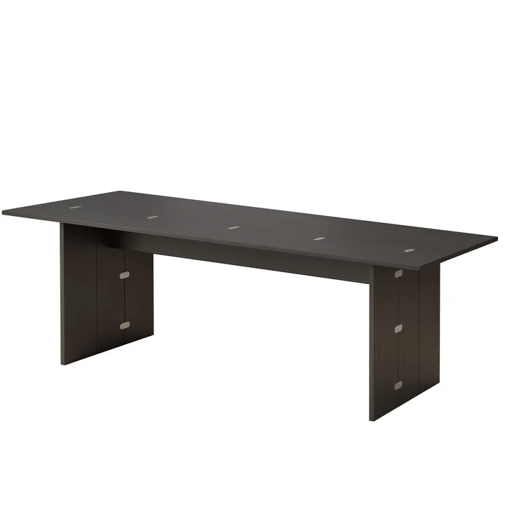 Design House Stockholm - Flip Tisch 230 x 90 cm, Eiche schwarz gebeizt