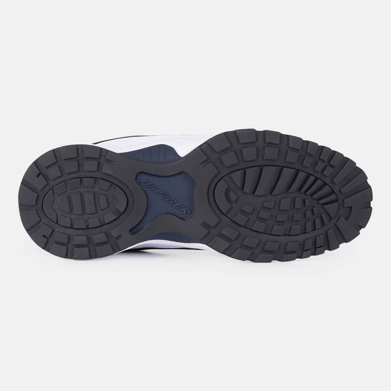 Tommy Hilfiger Baskets en Cuir Key Look Heritage bleu/blanc/rouge