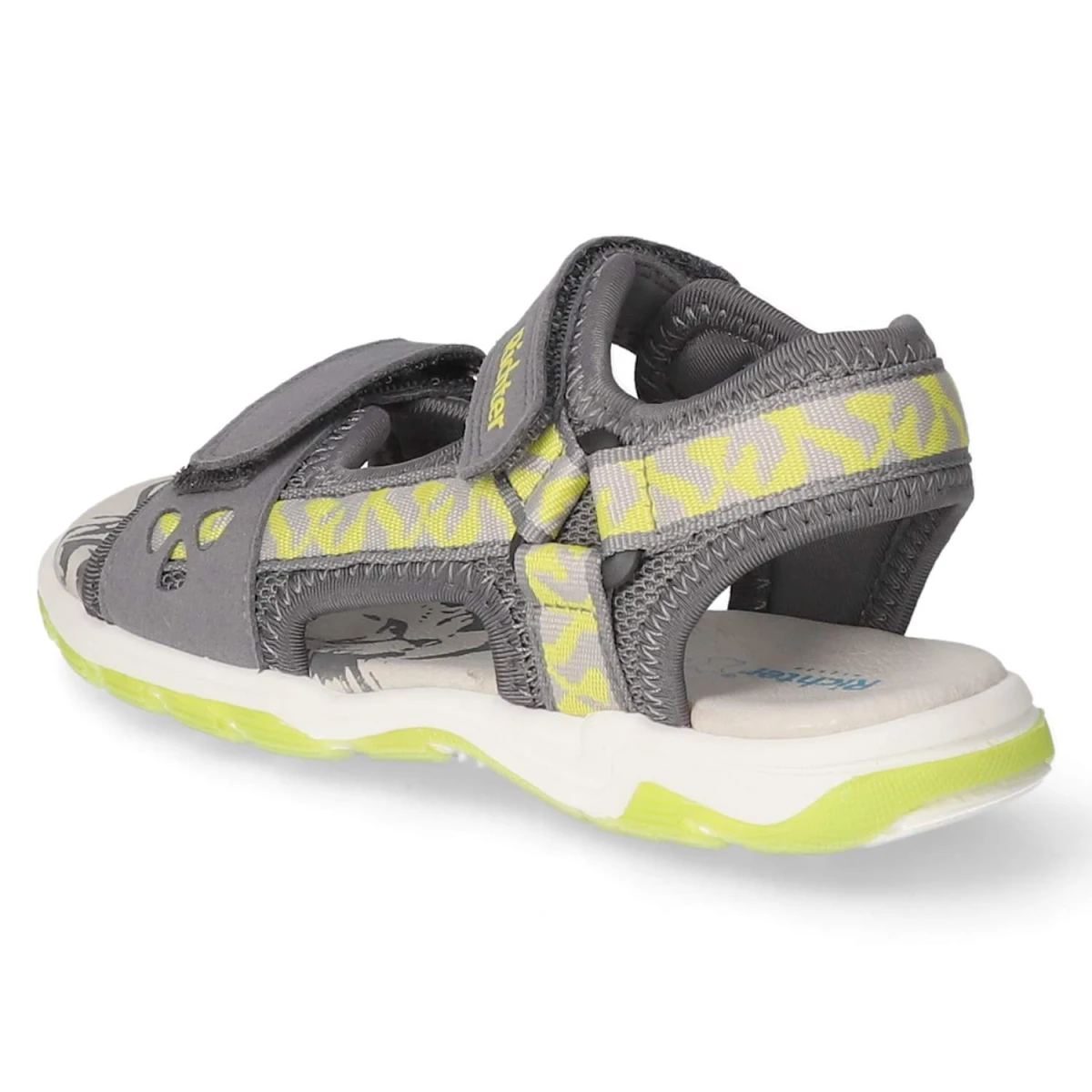 RichterSandalen - ash/neon yellow