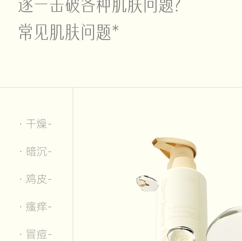 Warm Universe - Ylang-Ylang & Grapefruit Essentiële Olie Geurende Hydraterende Lotion