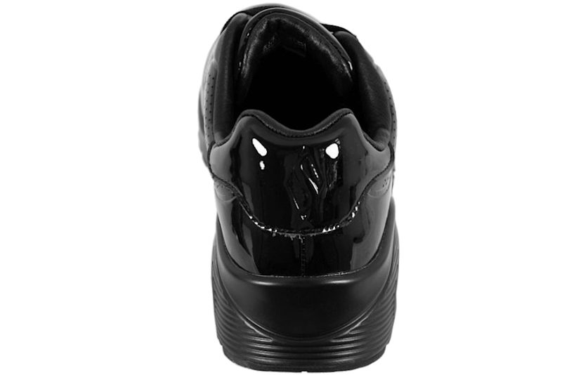 SKECHERS UNO-SHINY ONE SNEAKERS I SORT POLIDO