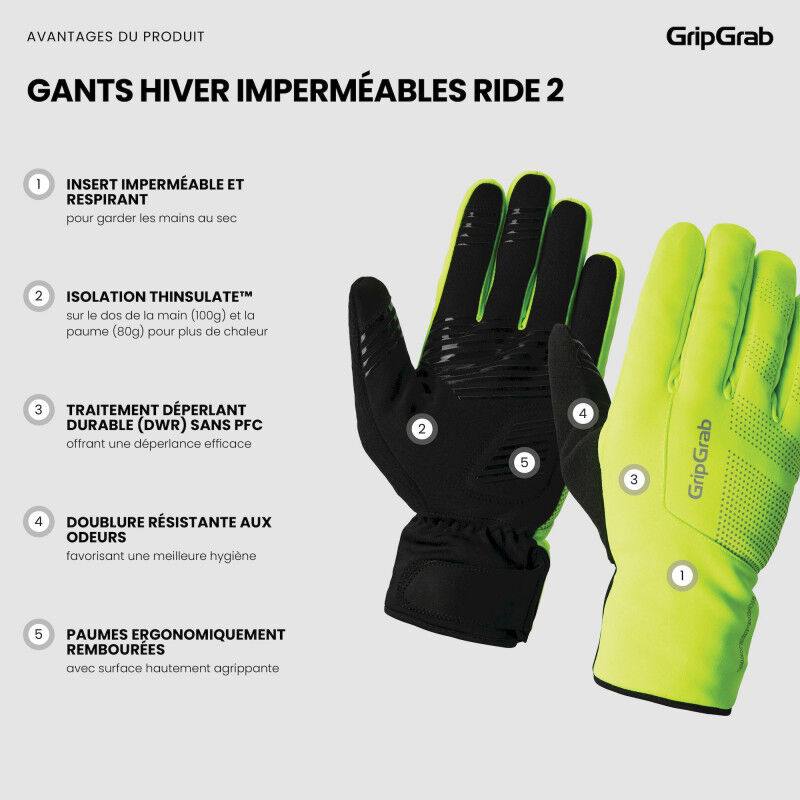 Ride II Waterproof Winter Gloves - Gants vélo