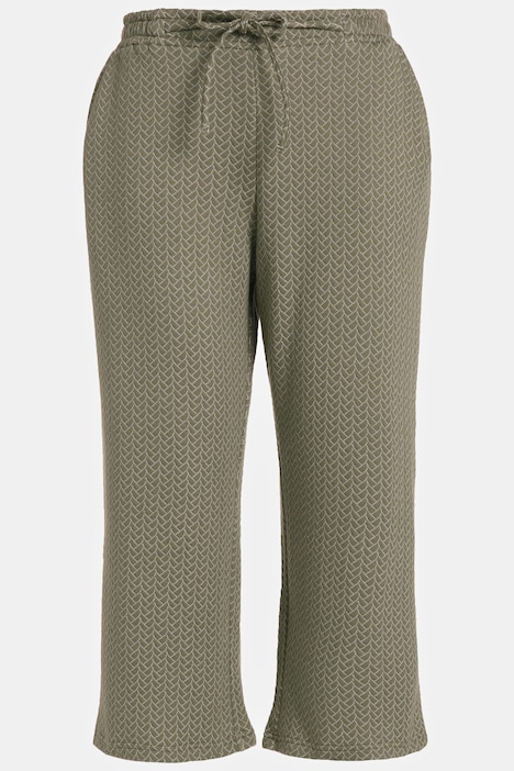 Culotte, weites Bein, Komfortbund, Biobaumwolle