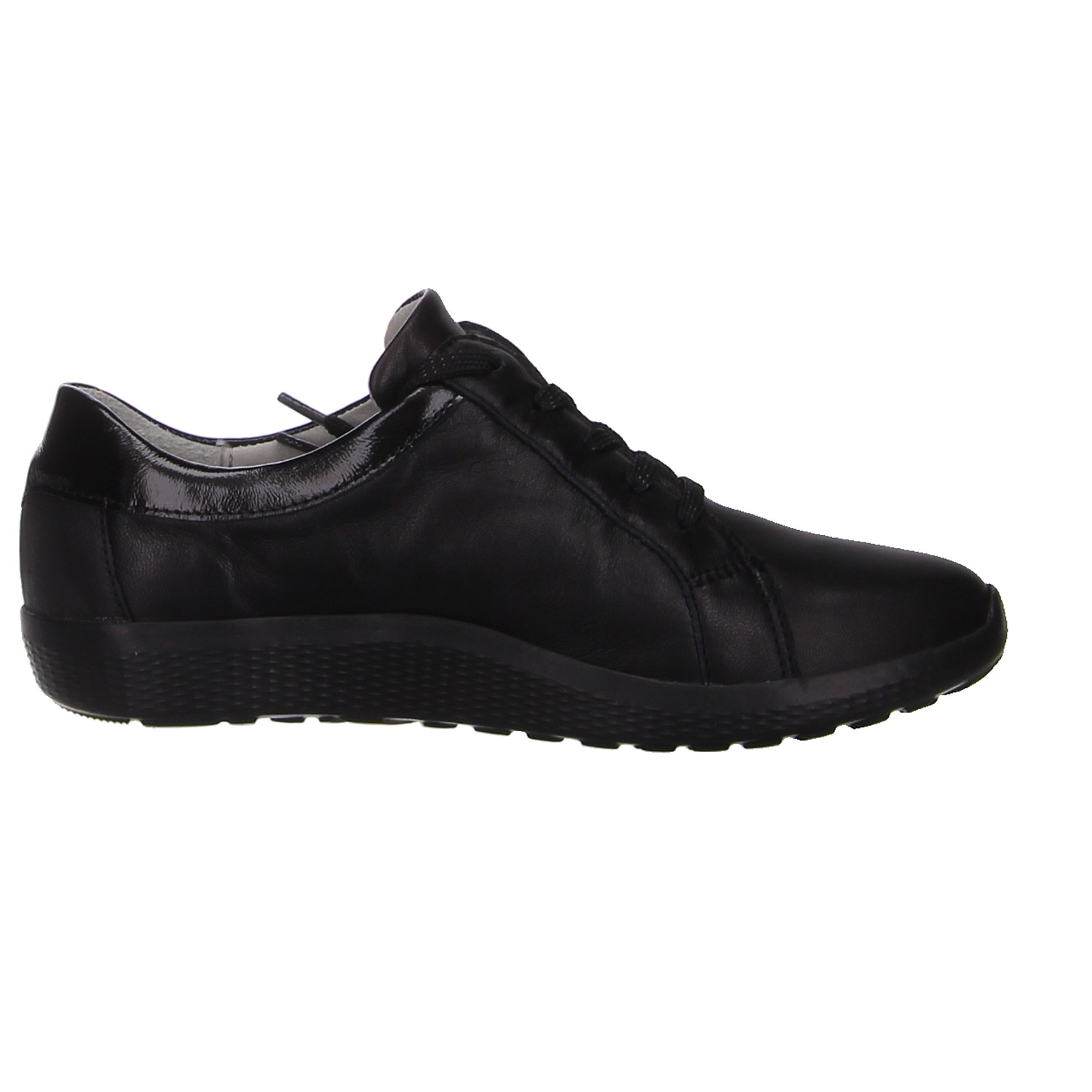 Waldläufer Schnürschuh schwarz schwarz