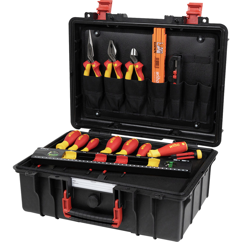 Wiha VDE gereedschapkoffer elektricien basic set L 18-delig